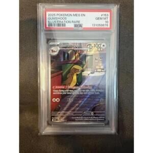 2025 Pokemon MEG EN Gumshoos Illustration Rare PSA GEM MT 10 Graded Card